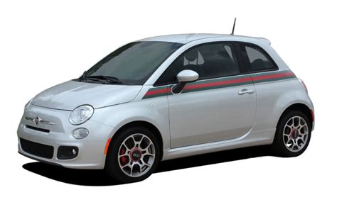 Fiat 500 GUCCI style Stripe Graphics 2007.